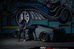 Ferrari 458 Italia by Liberty Walk on ADV.1 Wheels 2015 года
